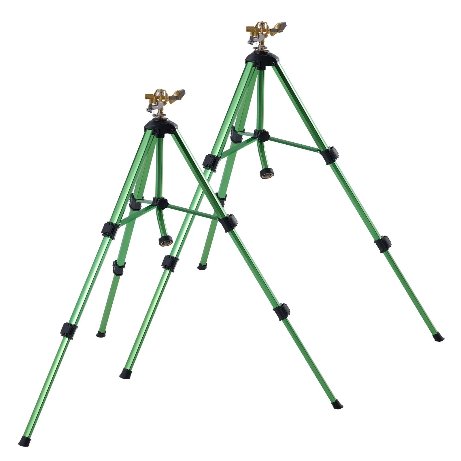 VEVOR Tripod Sprinkler 2 Packs Heavy Duty Lawn Sprinklers with 3/4"NH Connector
