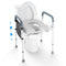 VEVOR Raised Toilet Seat, 7-Position Height Adjustment 19.3