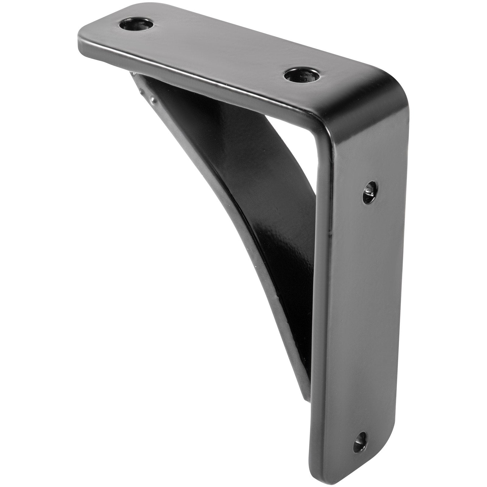 Heavy Duty Shelf Brackets Floating Shelf Bracket 4x5x1.5" 450lb 2pcs Matte Black 