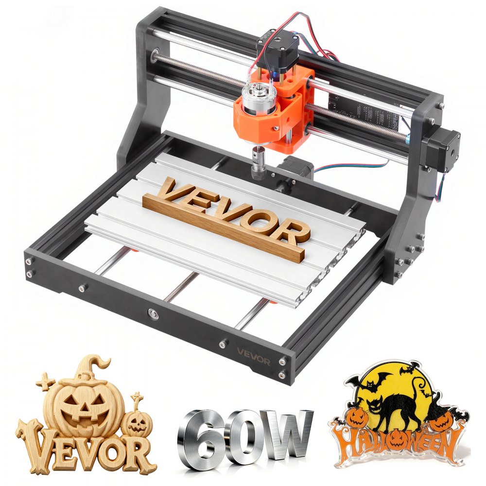 Vevor 3018 CNC Router Machine – 60W Spindle, 3-Axis Wood Engraving & Milling Machine