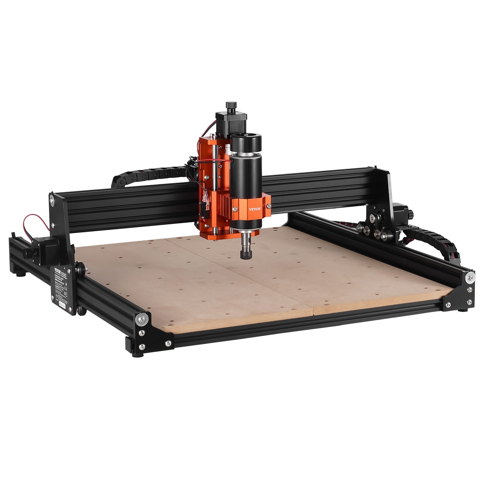 VEVOR CNC Router Machine, 300W, 3 Axis GRBL Control Wood Engraving Carving Milling Machine Kit, 400 x 400 x 75 mm / 15.7 x 15.7 x 2.95 in Working Area 12000 RPM for Wood Acrylic MDF PVC Plastic Foam 