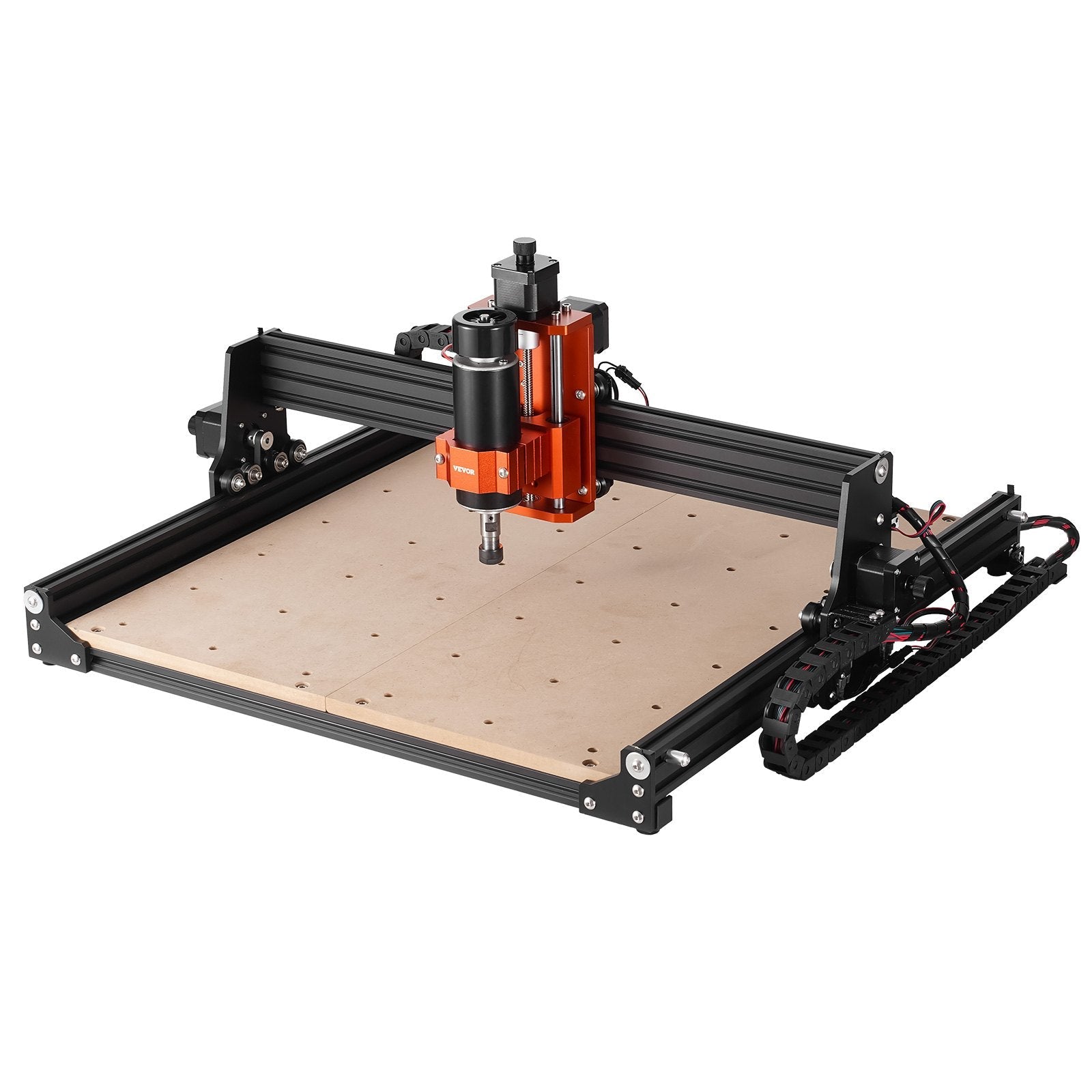 VEVOR CNC Router Machine, 300W, 3 Axis GRBL Control Wood Engraving Carving Milling Machine Kit, 400 x 400 x 75 mm / 15.7 x 15.7 x 2.95 in Working Area 12000 RPM for Wood Acrylic MDF PVC Plastic Foam 