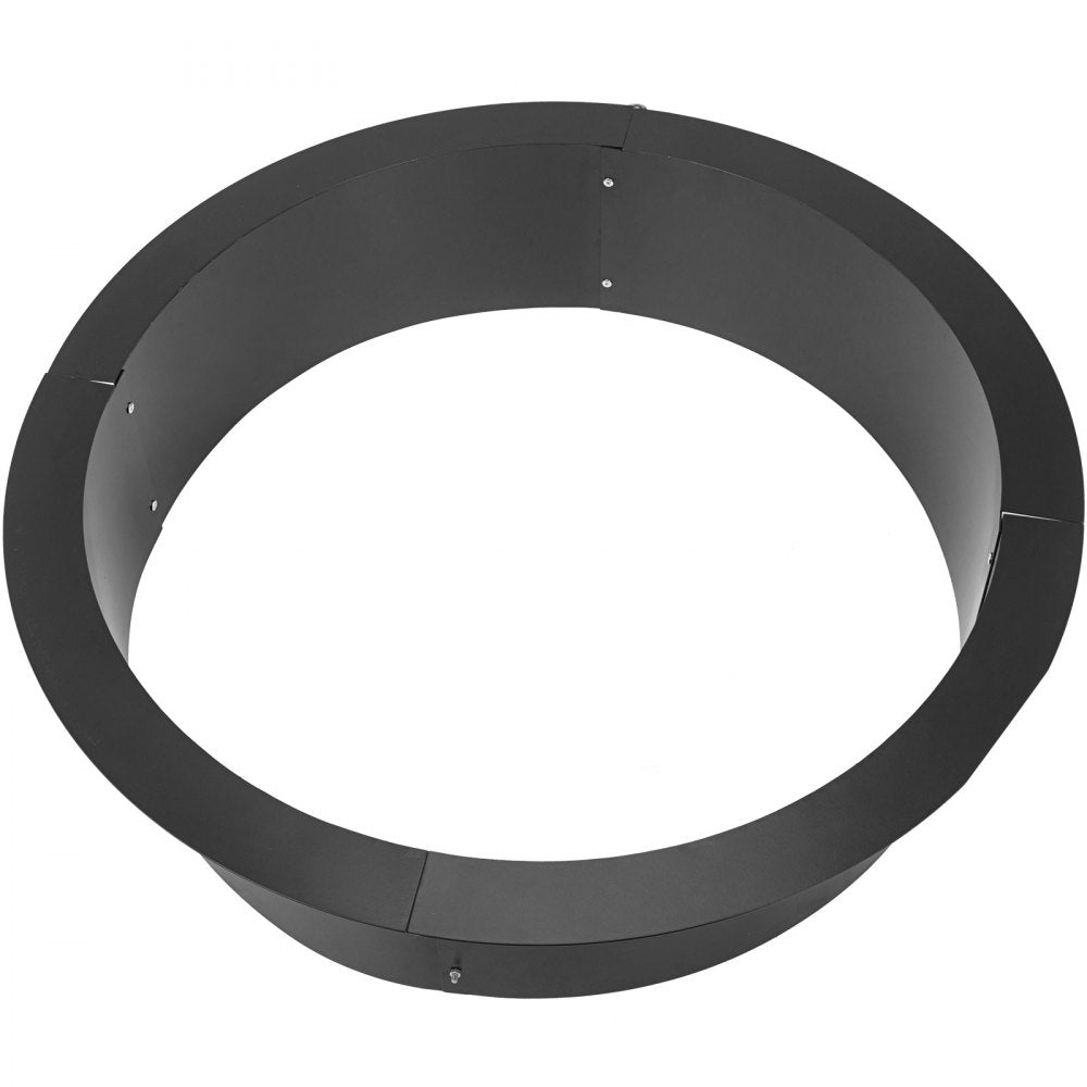VEVOR 36-Inch Outer/30-Inch Inner Fire Pit Ring, Fire Pit Insert 3.0mm Thick Heavy Duty Solid Steel, Fire Pit Liner DIY Campfire Ring Above or In-Ground for Outdoor 