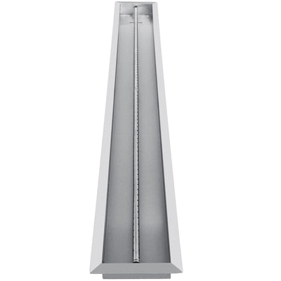 VEVOR Fire Pit Pan 61x8 Inch, Stainless Steel Linear Trough Fire Pit Pan and Burner, Built-in Fire Pit Burner Pan, 110K BTU 