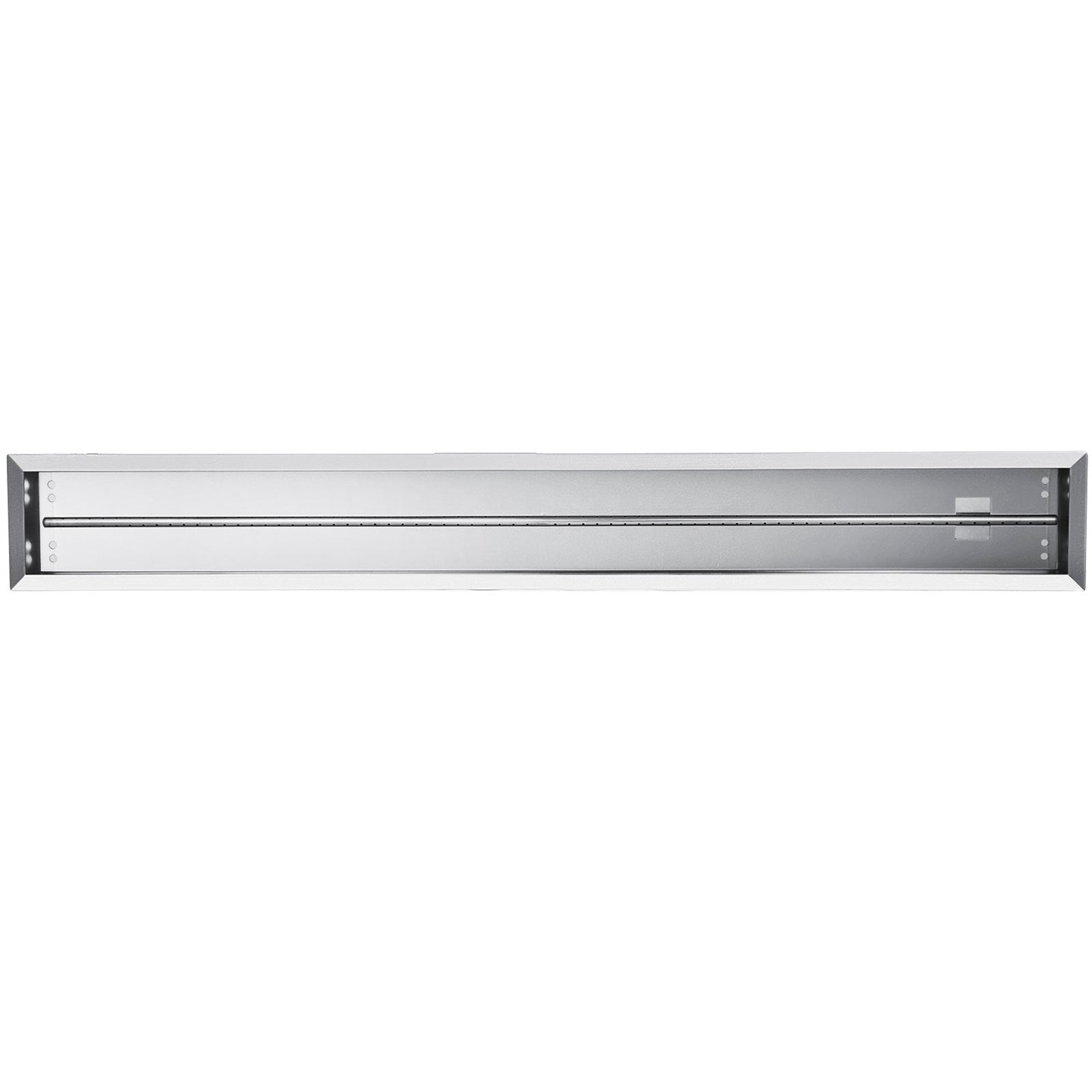 VEVOR Fire Pit Pan 61x8 Inch, Stainless Steel Linear Trough Fire Pit Pan and Burner, Built-in Fire Pit Burner Pan, 110K BTU 
