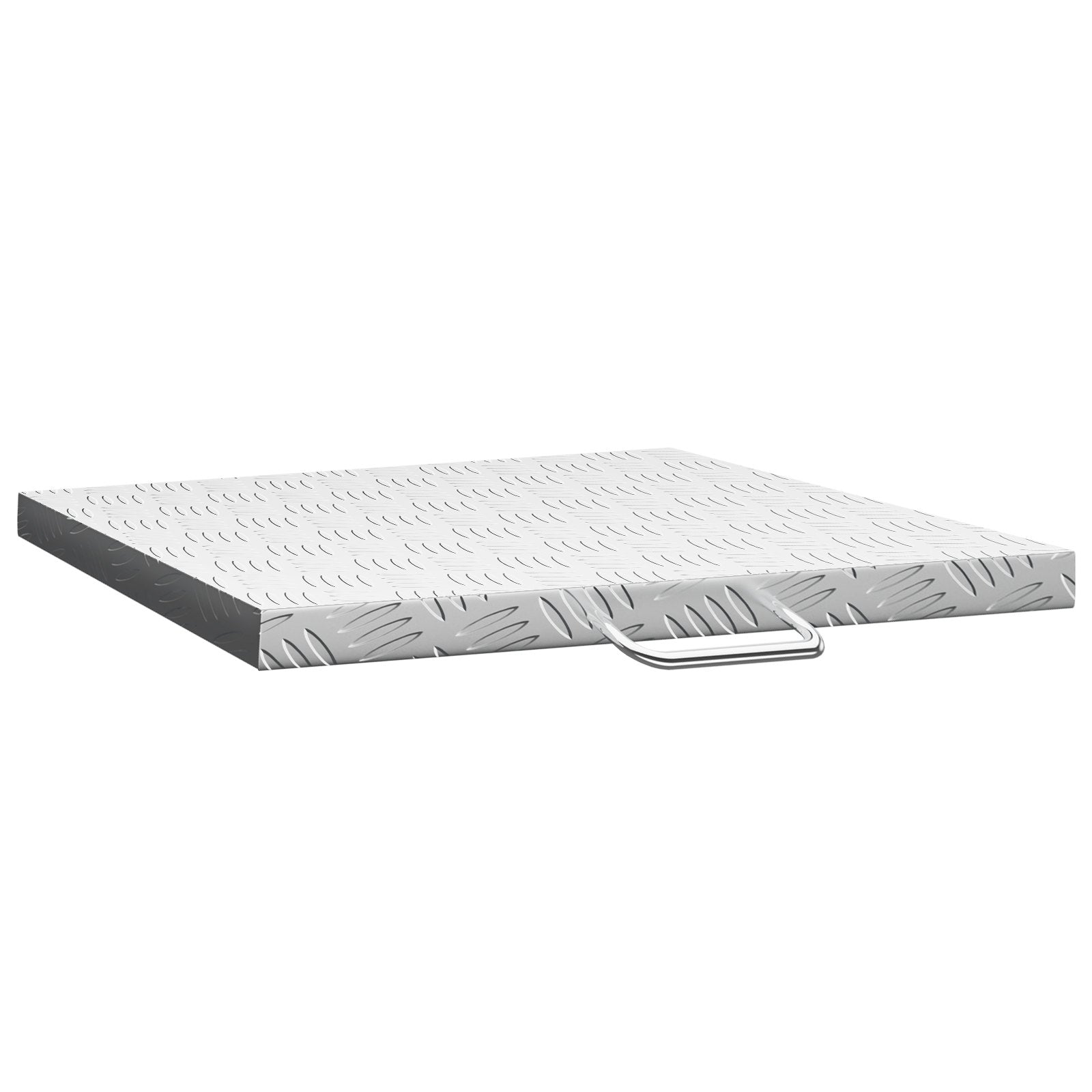 VEVOR Griddle Lid Cover, Work with 36\" Blackstone Griddle, Aluminum Diamond Plate Steel Flat Top Griddle Cover, Waterproof Griddle Hard Cover with Heatproof Handle 