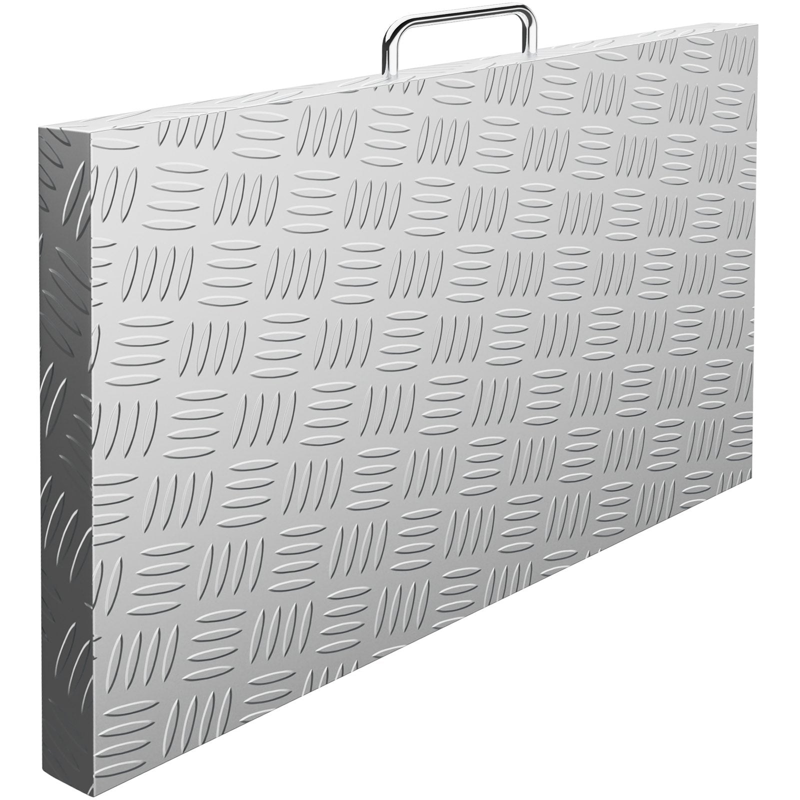 VEVOR Griddle Lid Cover, Work with 36\" Blackstone Griddle, Aluminum Diamond Plate Steel Flat Top Griddle Cover, Waterproof Griddle Hard Cover with Heatproof Handle 