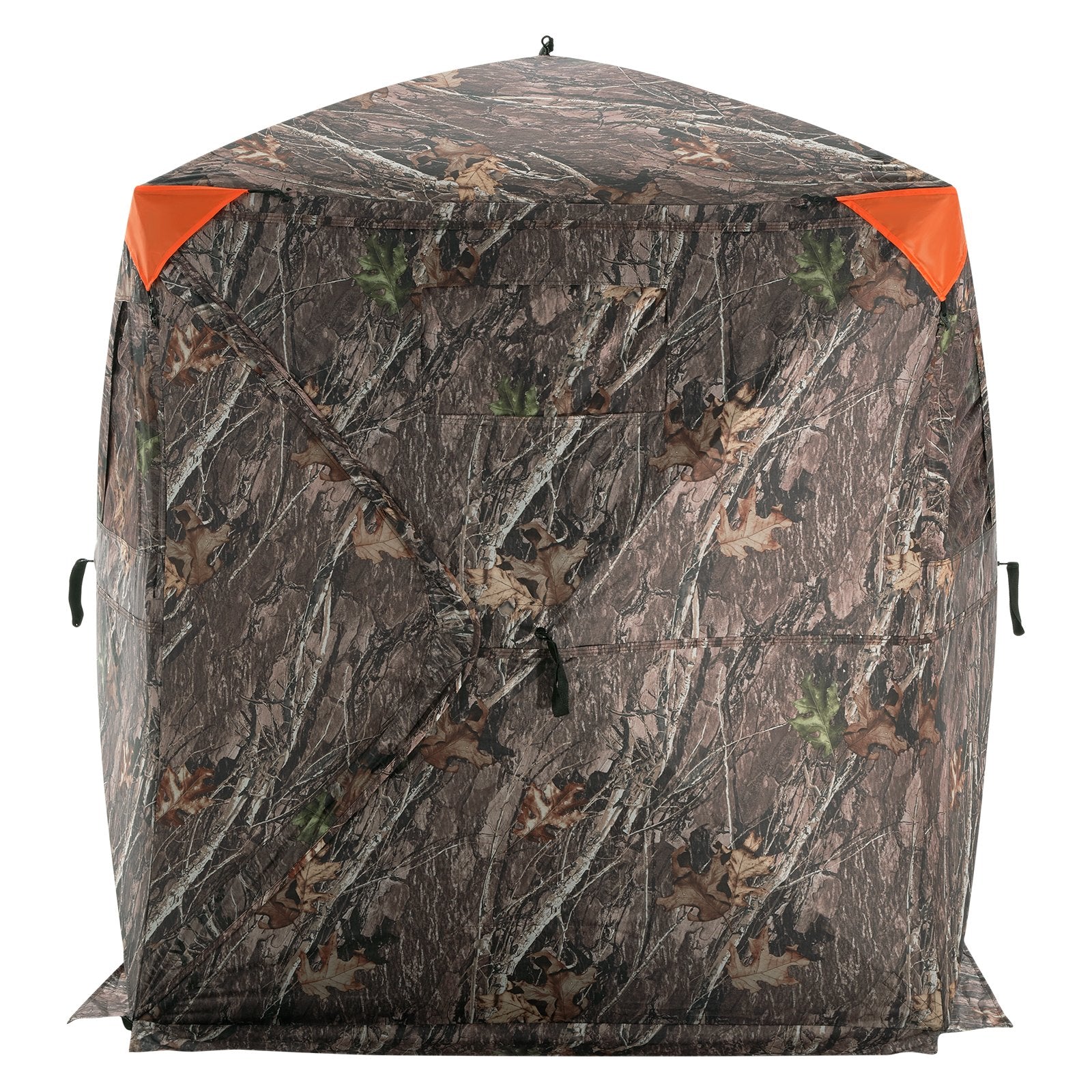 VEVOR Hunting Blind 270° See Through Ground Blind 3 Windows Mesh for 1-2 Person 