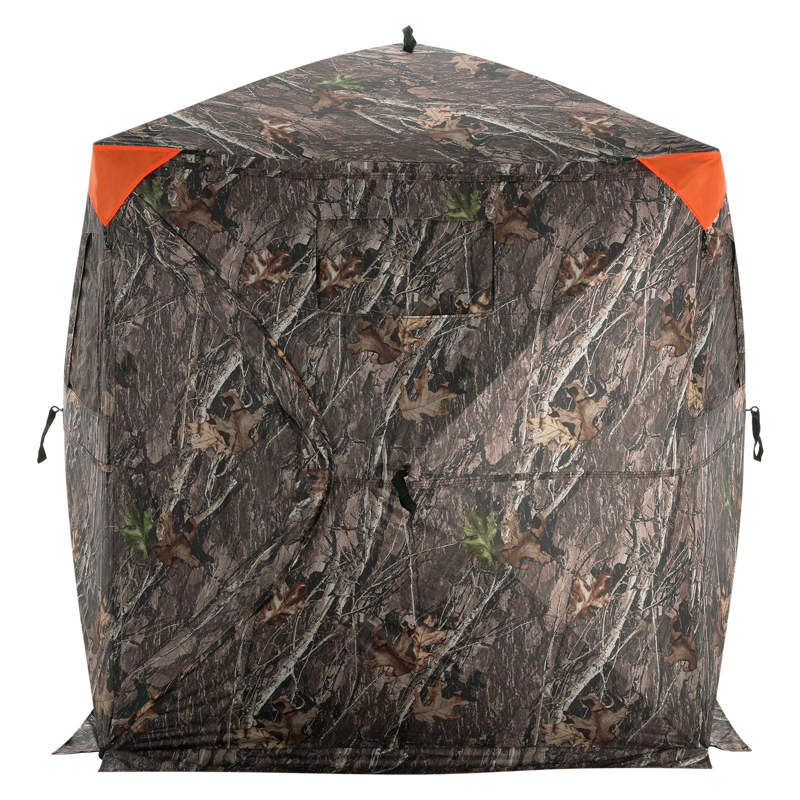 VEVOR Hunting Blind 270° See Through Ground Blind 3 Windows Mesh for 2-3 Person 