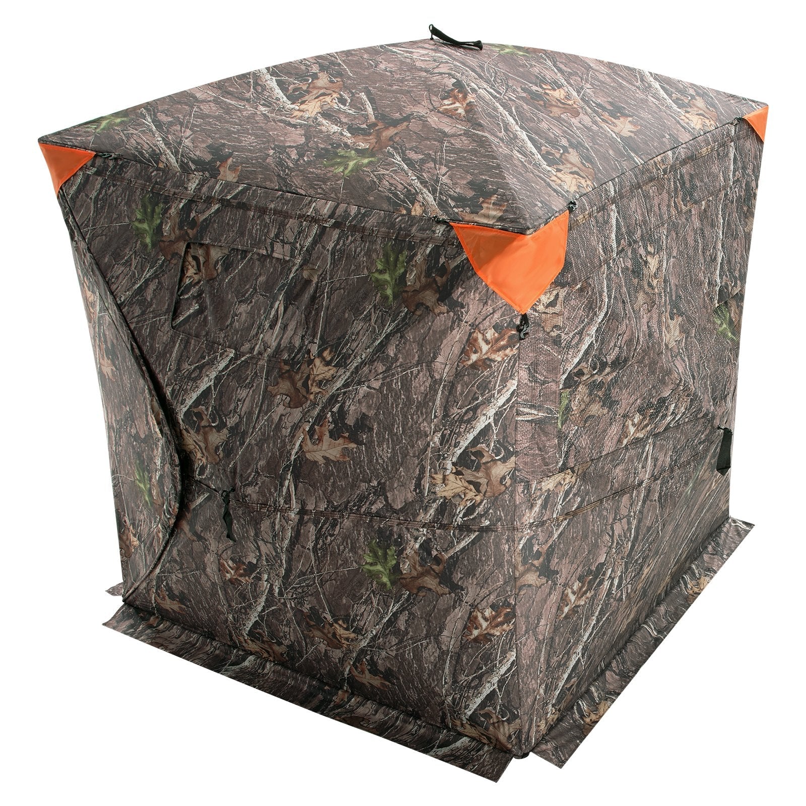 VEVOR Hunting Blind 270° See Through Ground Blind One-Way Mesh for 2-3 Person 