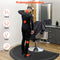 VEVOR Salon Mat for Hair Stylist 3 x 5 FT Semicircle Salon Chair Mat 1/2