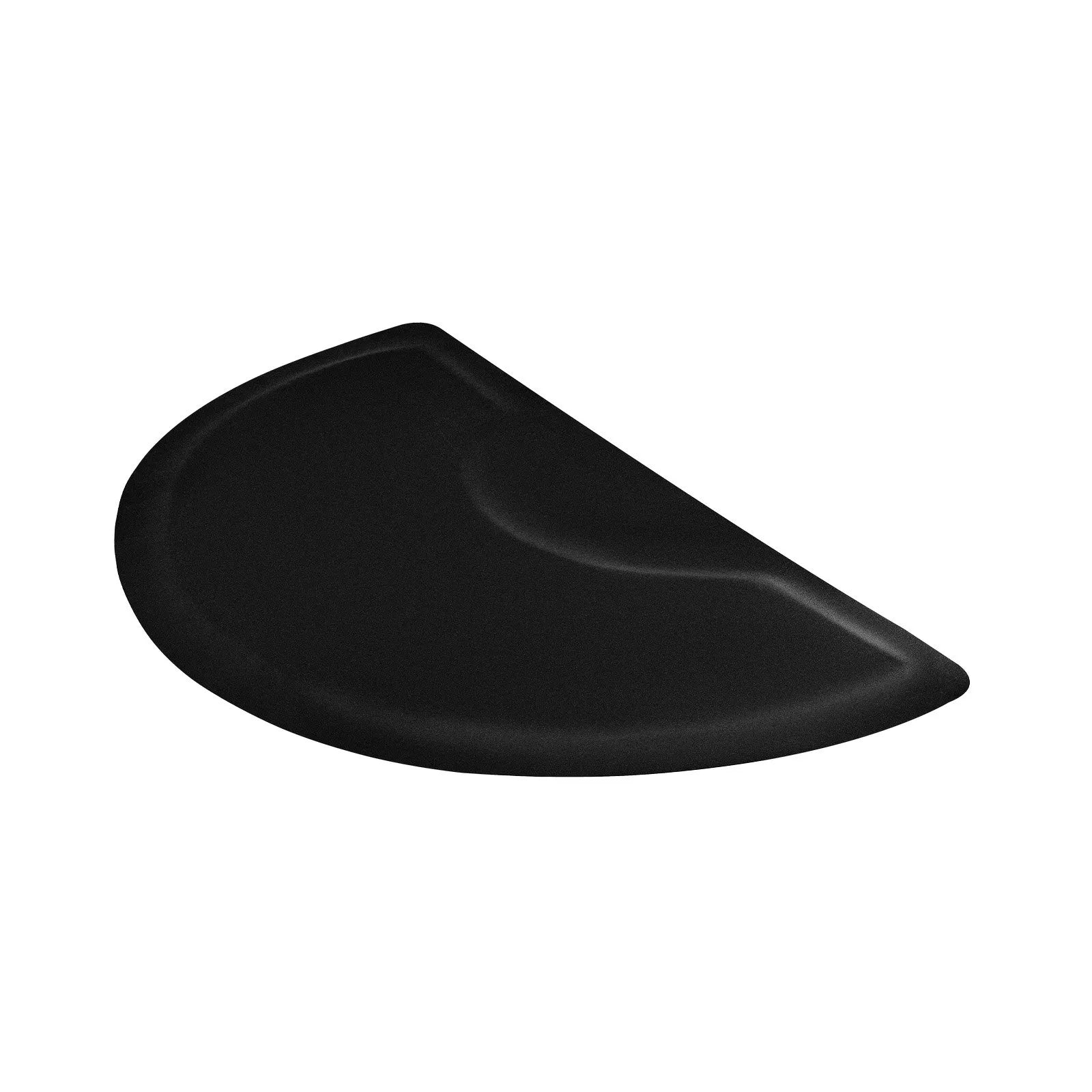 VEVOR Salon Mat for Hair Stylist 3 x 5 FT Semicircle Salon Chair Mat 1/2" Thick