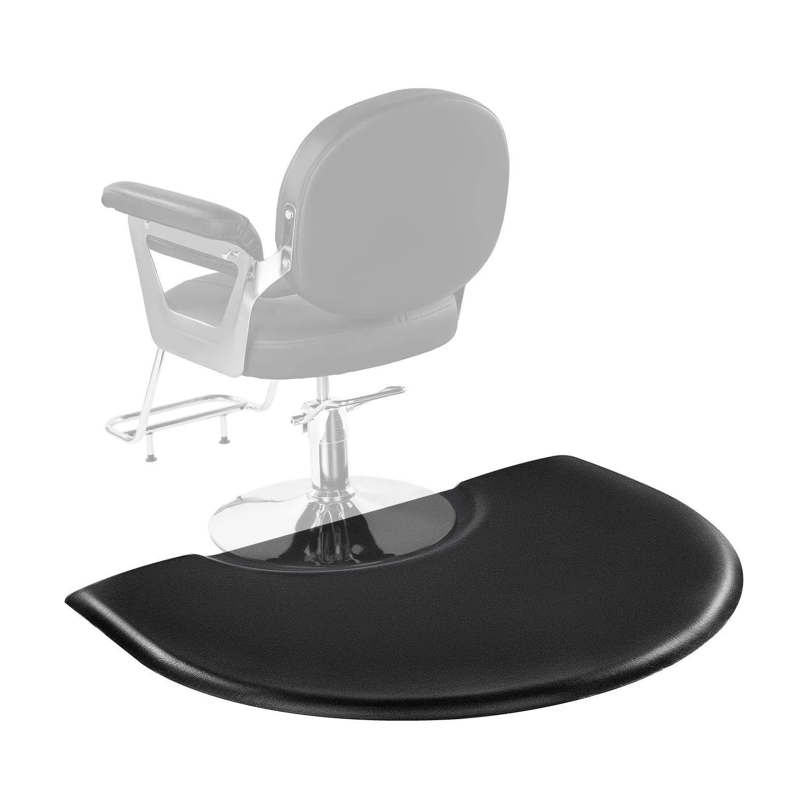 VEVOR Salon Mat for Hair Stylist 3 x 4 FT Semicircle Salon Chair Mat 1-inch Thick