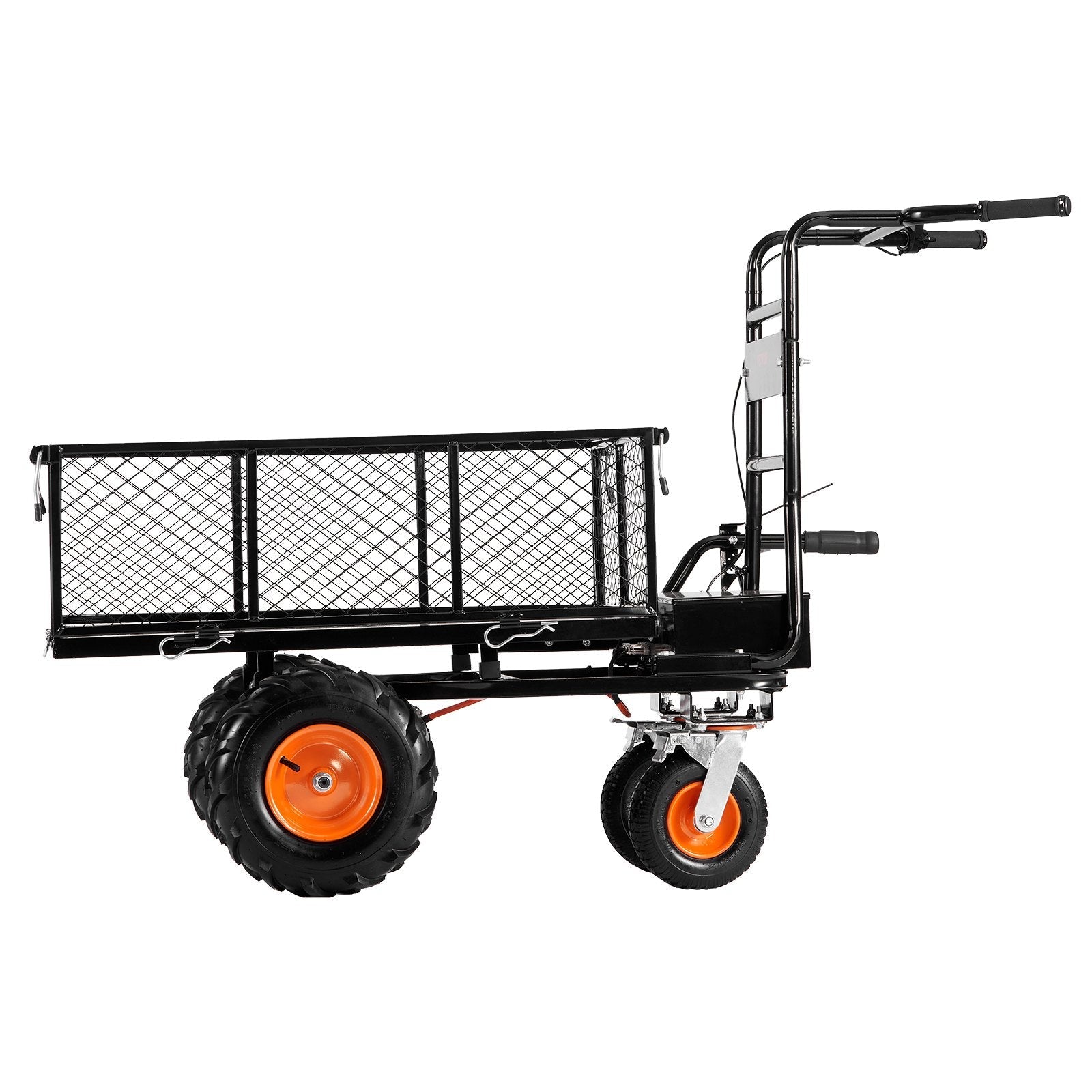 VEVOR Electric Utility Cart 660lbs Capacity Power Wagon 36V 432W Wheelbarrow 