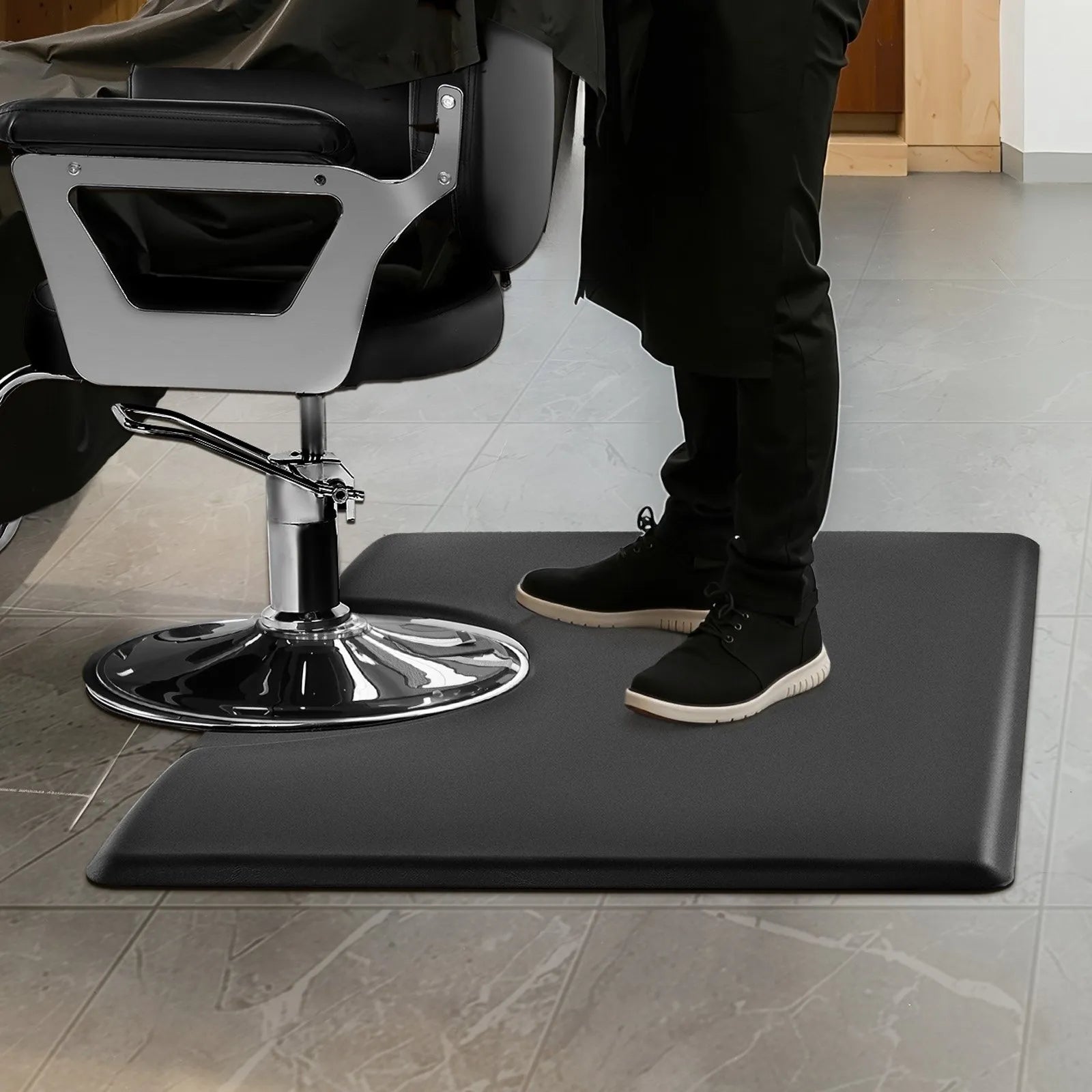 VEVOR Salon Mat for Hair Stylist 3 x 5 FT Rectangle Salon Chair Mat 7/8" Thick