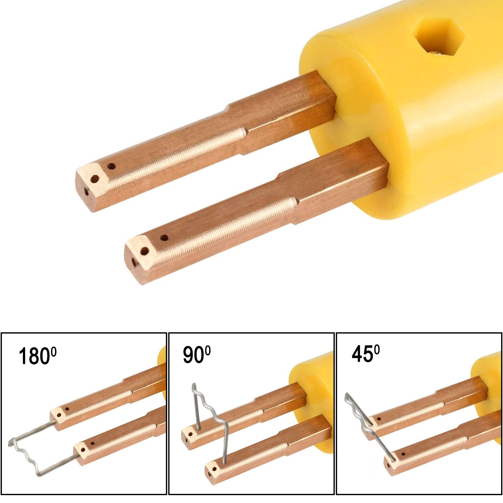 VEVOR Hot Stapler Plastic Repair 110V Stapler Plastic Repair Welder 3 Heat Settings Hot Stapler Plastic Repair Kit with 300 Staples and Snips for Plastic Repair (3 Heat Settings) , Yellow 