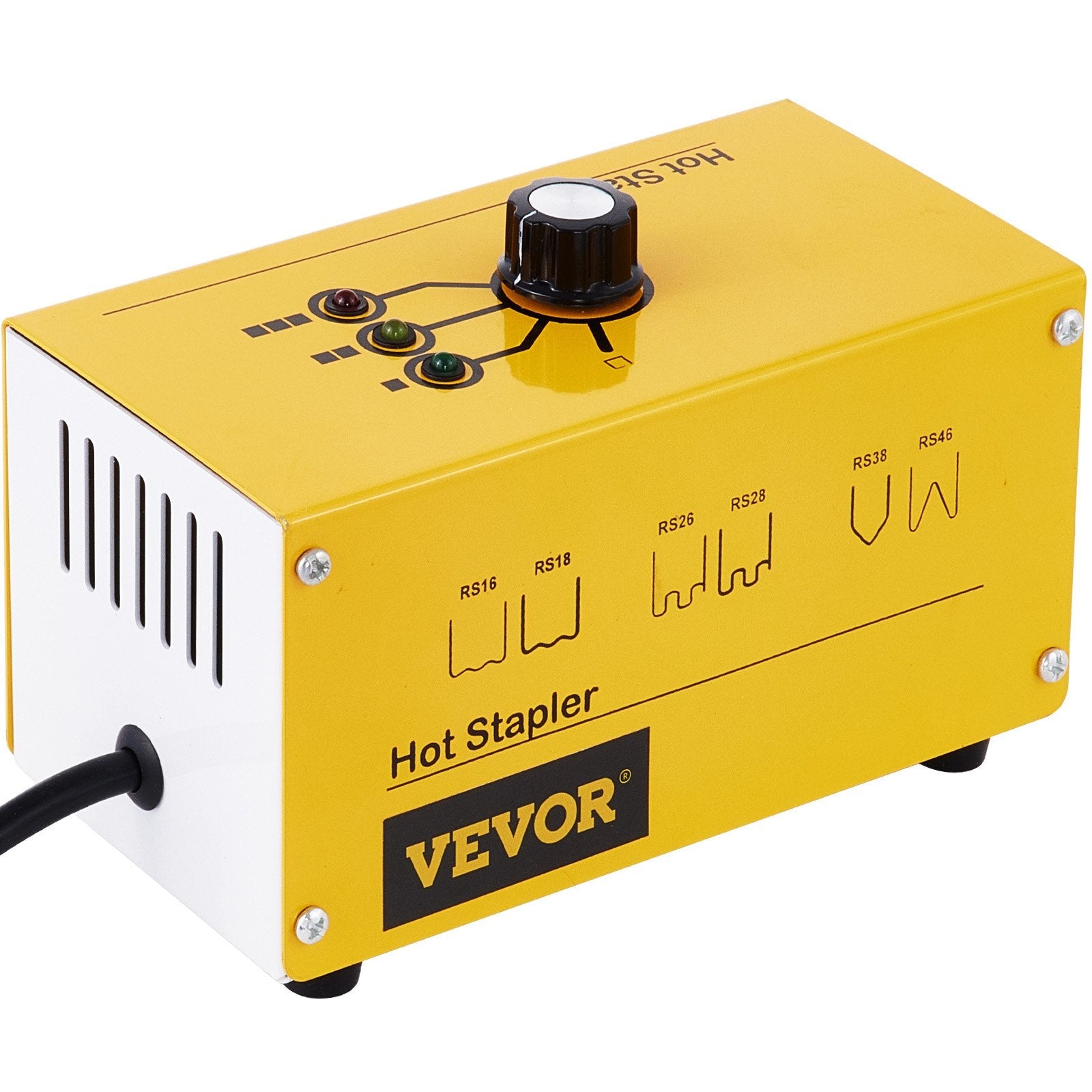 VEVOR Hot Stapler Plastic Repair Kit 600 Staples Tool Box 20W Plastic Welder Kit for Plastic Repair Thermo Repair (600 Staples) 