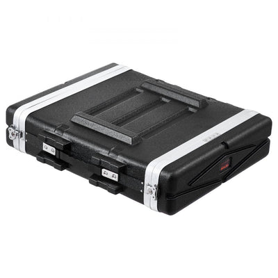 VEVOR 2U Rack Case Server Rack Cabinet 19 in Depth with ABS Construction Handle 