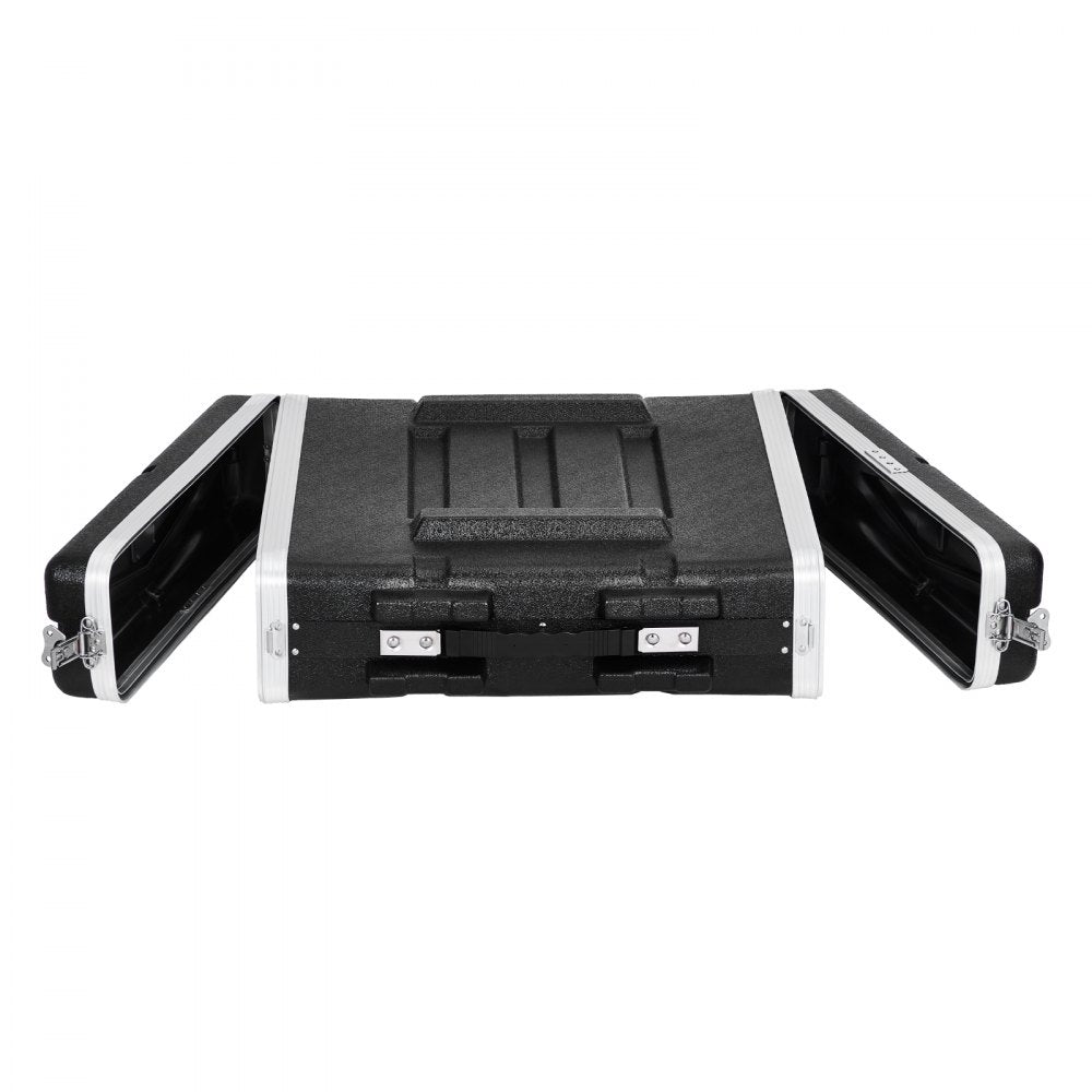 VEVOR 2U Rack Case Server Rack Cabinet 19 in Depth with ABS Construction Handle 