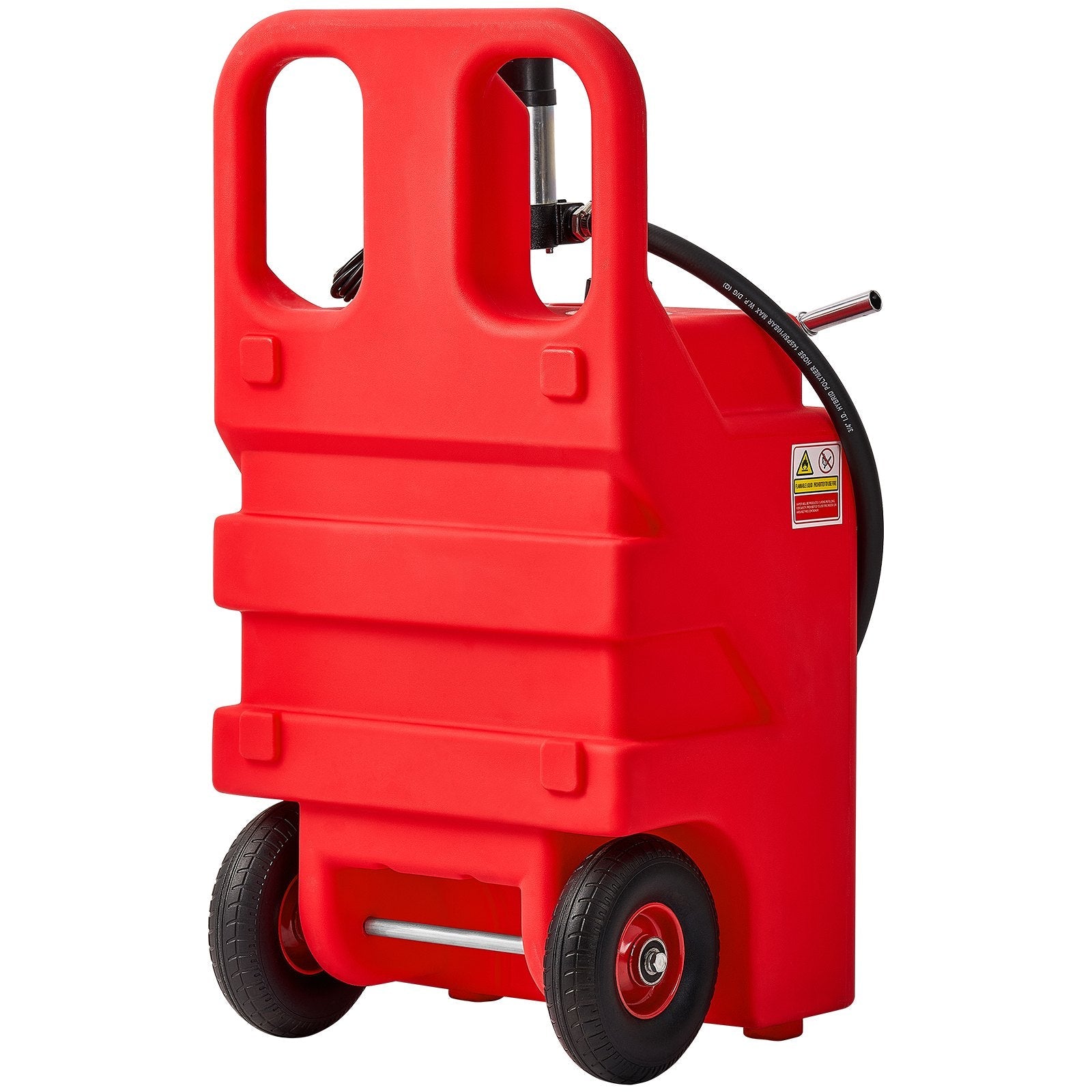 VEVOR Fuel Caddy 32 Gallon Portable Fuel Tank with 12V DC Electric Transfer Pump 