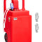 VEVOR Fuel Caddy 32 Gallon Fuel Tank with 12V DC 2.5 GPM Electric Transfer Pump