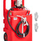 VEVOR Fuel Caddy 32 Gallon Fuel Tank with 12V DC 15 GPM Electric Transfer Pump
