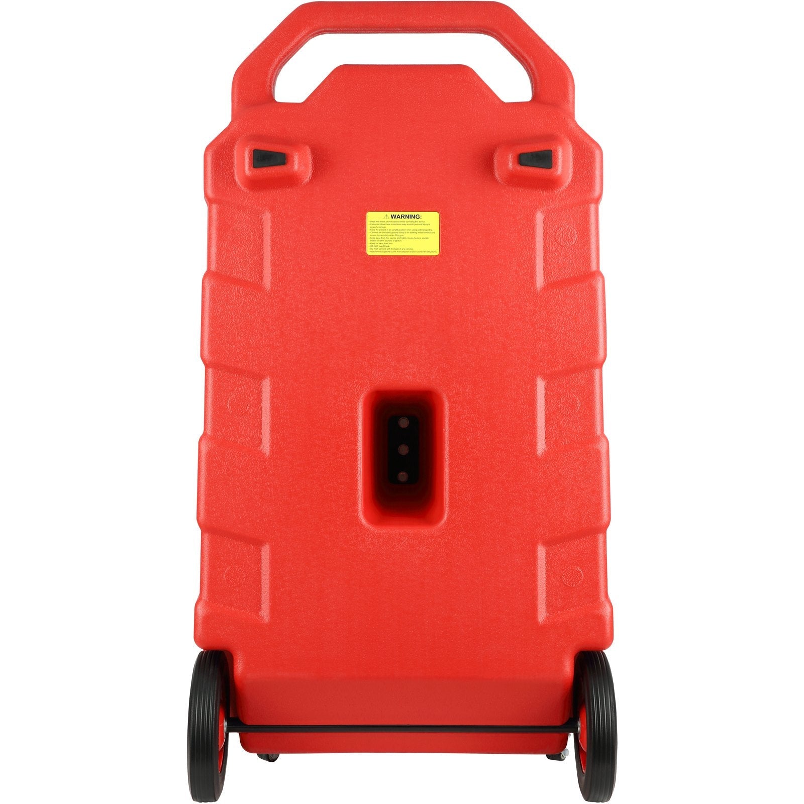 VEVOR Fuel Caddy, 32 Gallon, Portable Fuel Storage Tank On-Wheels, with 12V DC Transfer Pump, Gasoline Diesel Fuel Container with 8.2 ft Hose, Flow Rate 7L/min, for Trucks, Boats, Lawn Mowers 
