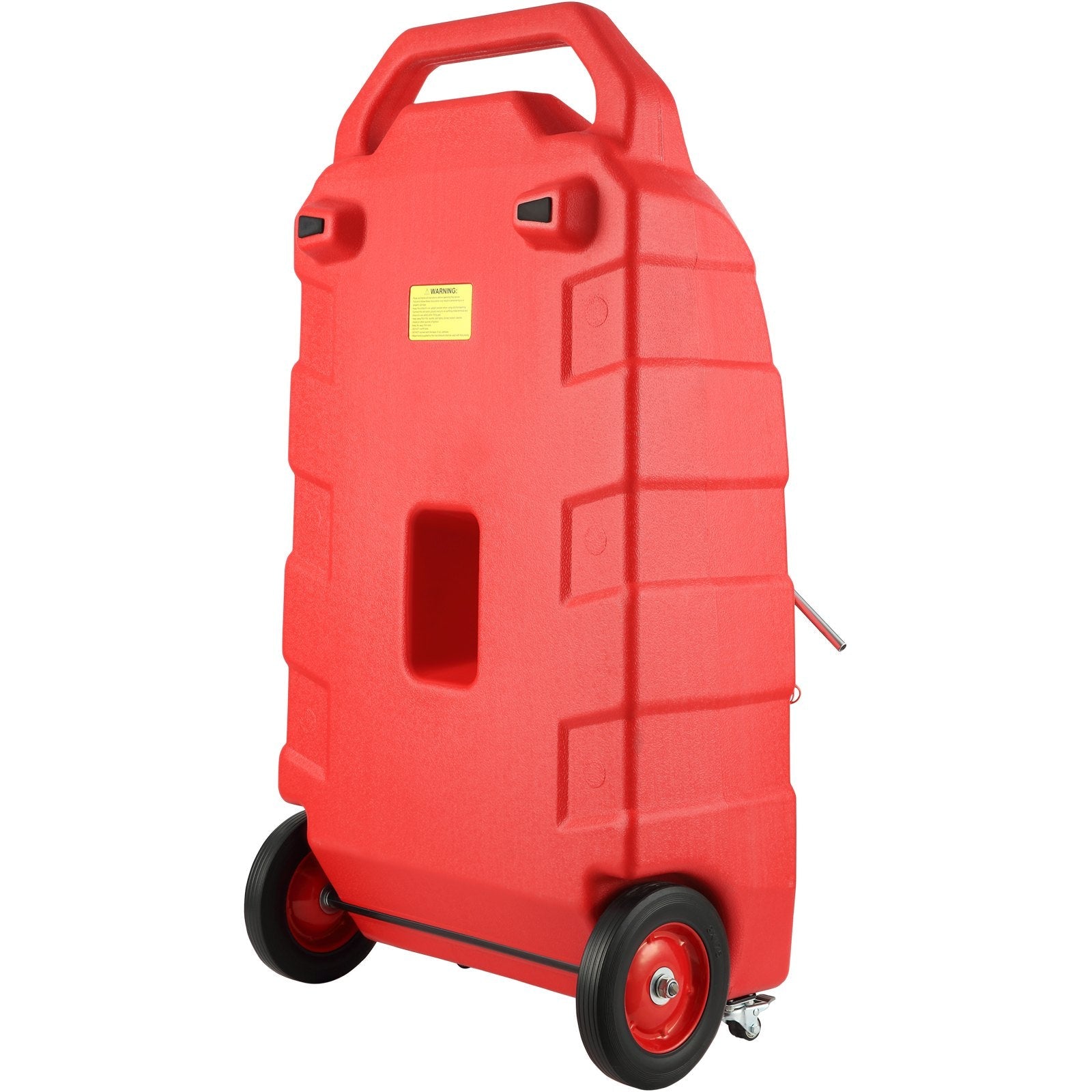 VEVOR Fuel Caddy, 32 Gallon, Portable Fuel Storage Tank On-Wheels, with 12V DC Transfer Pump, Gasoline Diesel Fuel Container with 8.2 ft Hose, Flow Rate 7L/min, for Trucks, Boats, Lawn Mowers 