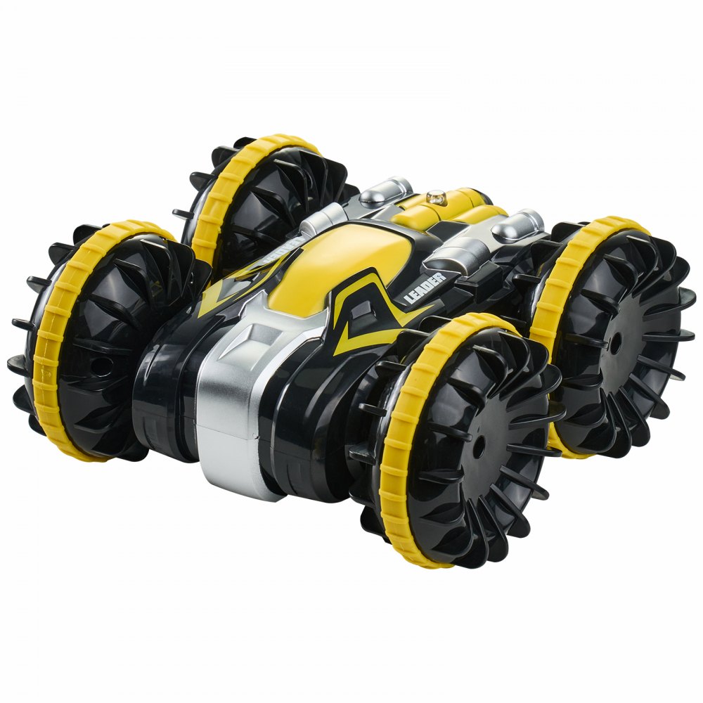 VEVOR Amphibious Remote Control Car Boat 2.4 GHz 4WD RC Boat Kids Adults Yellow 