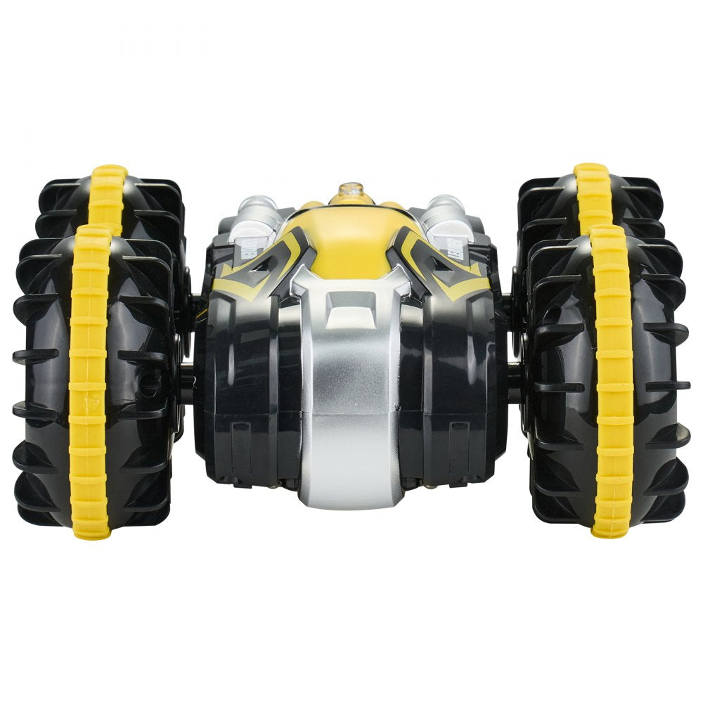 VEVOR Amphibious Remote Control Car Boat 2.4 GHz 4WD RC Boat Kids Adults Yellow 