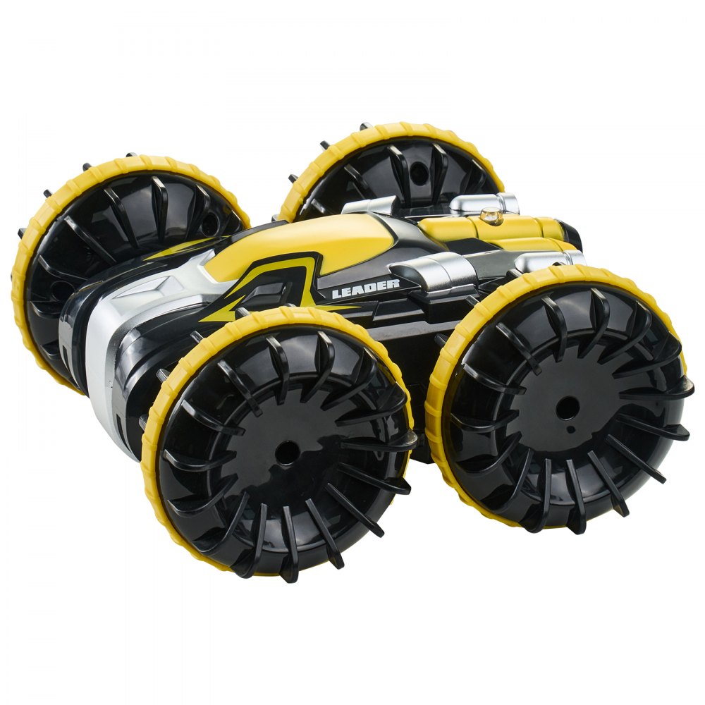 VEVOR Amphibious Remote Control Car Boat 2.4 GHz 4WD RC Boat Kids Adults Yellow 