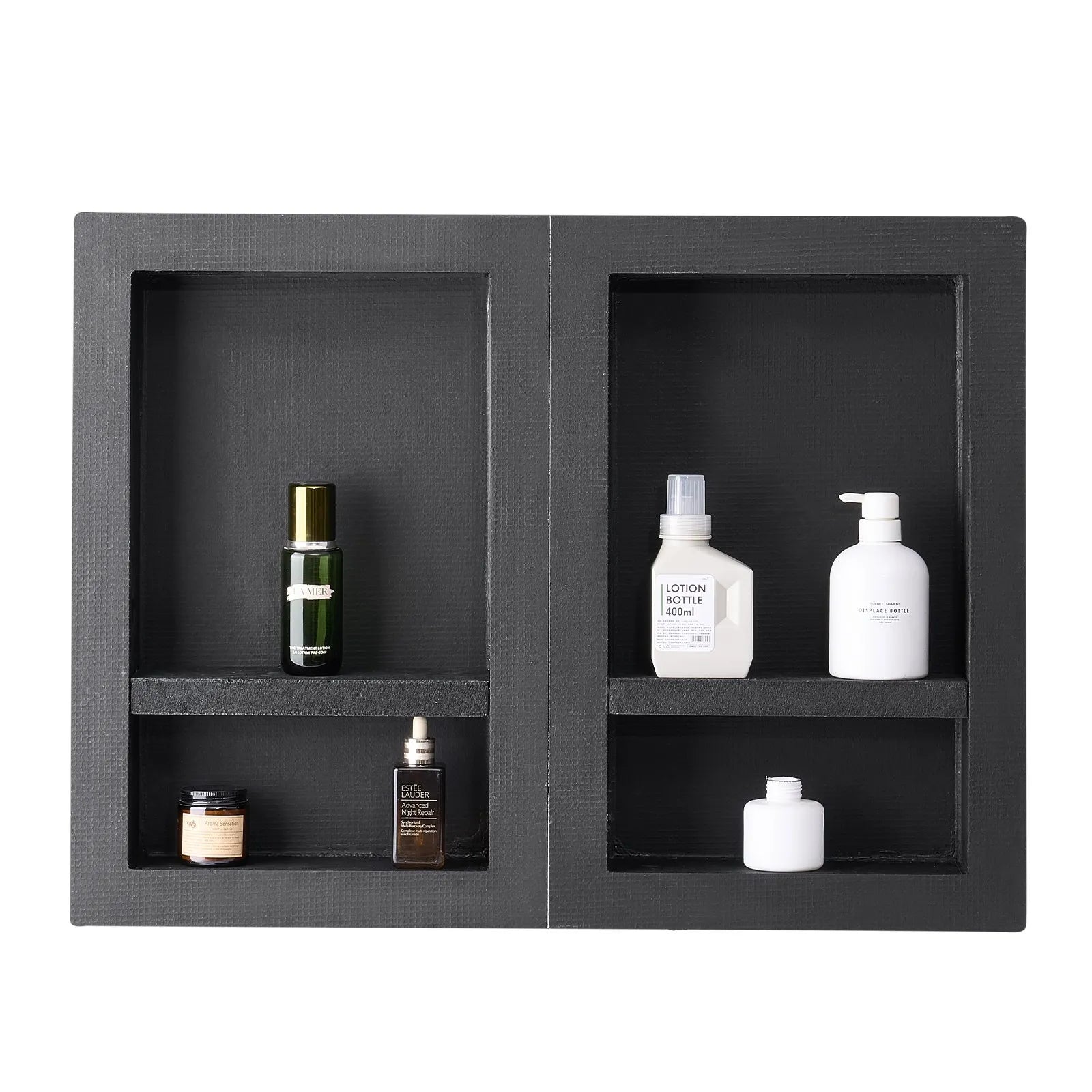VEVOR Shower Niche 16"x 24"+ 16"x 24"Recessed Wall Organizer for Bathroom