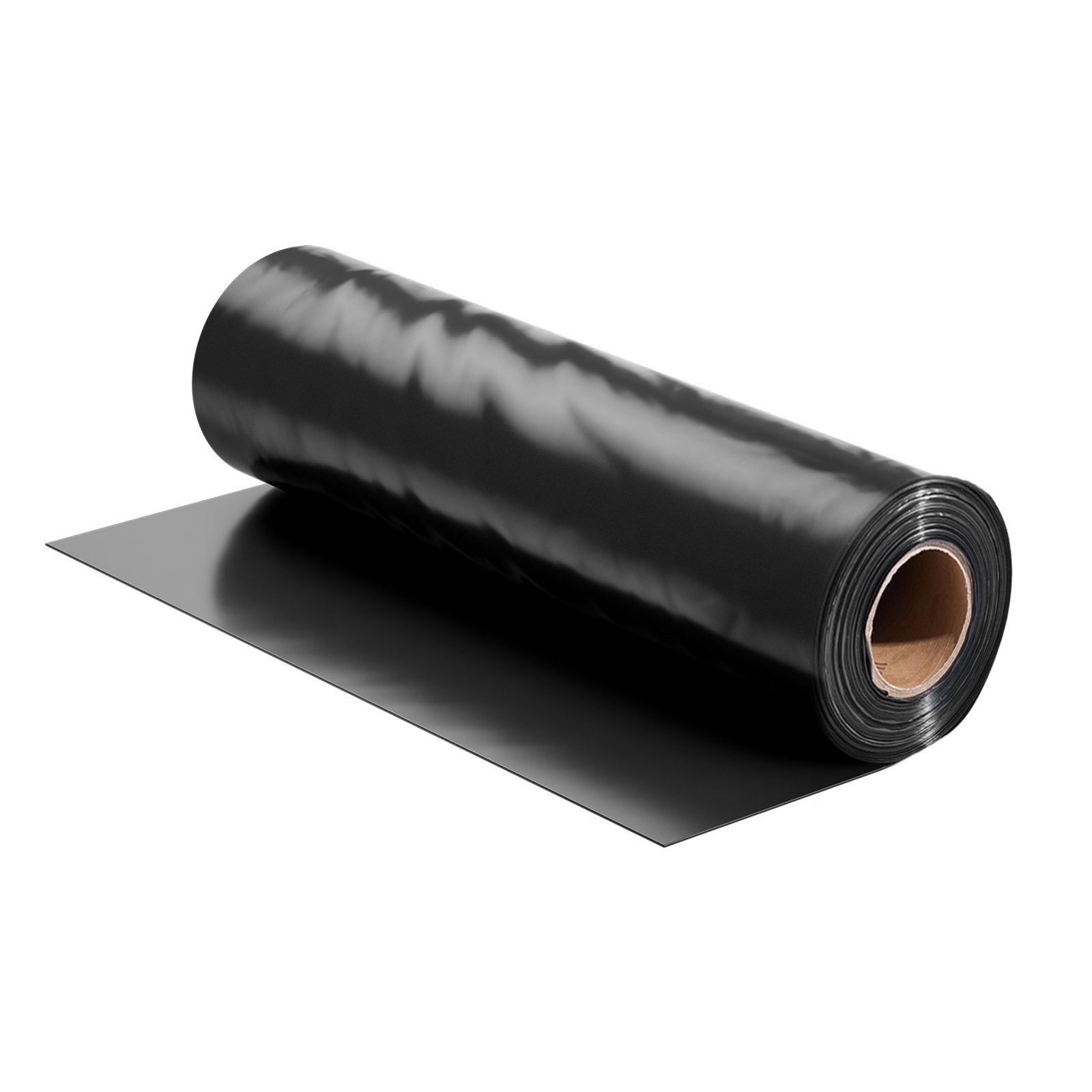 VEVOR 10Mil Plastic Sheeting Roll 20 x 100 FT Heavy Duty Polyethylene Black 