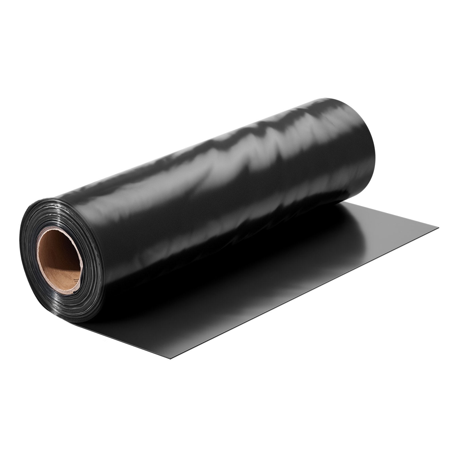VEVOR 10Mil Plastic Sheeting Roll 20 x 100 FT Heavy Duty Polyethylene Black 