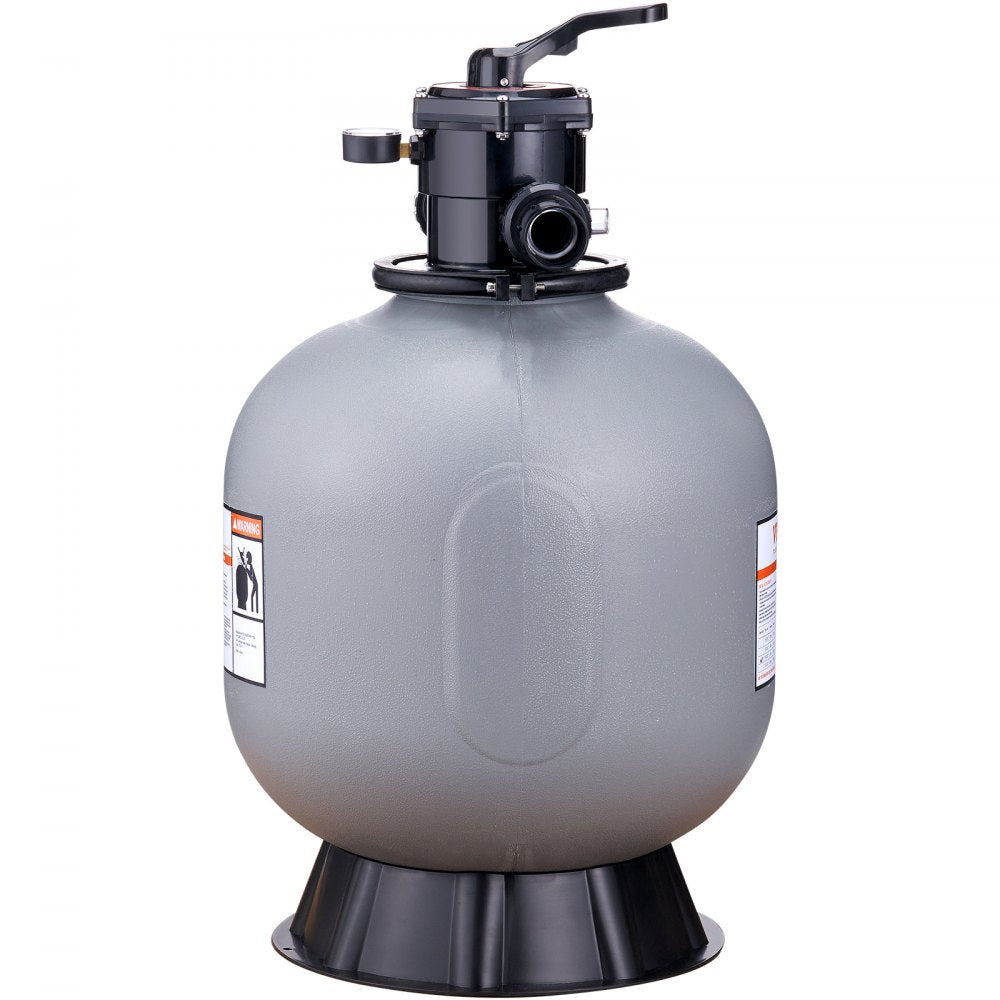 VEVOR Sand Filter 22" Above Inground Swimming Pool Sand Filter with 7-Way Valve 