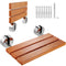 VEVOR Folding Teak Shower Seat 20.1