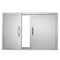 VEVOR BBQ Access Door, 36W x 24H Inch Double Outdoor Kitchen Door, Stainless Steel Flush Mount Door, Wall Vertical Door with Handles, for BBQ Island, Grilling Station, Outside Cabinet