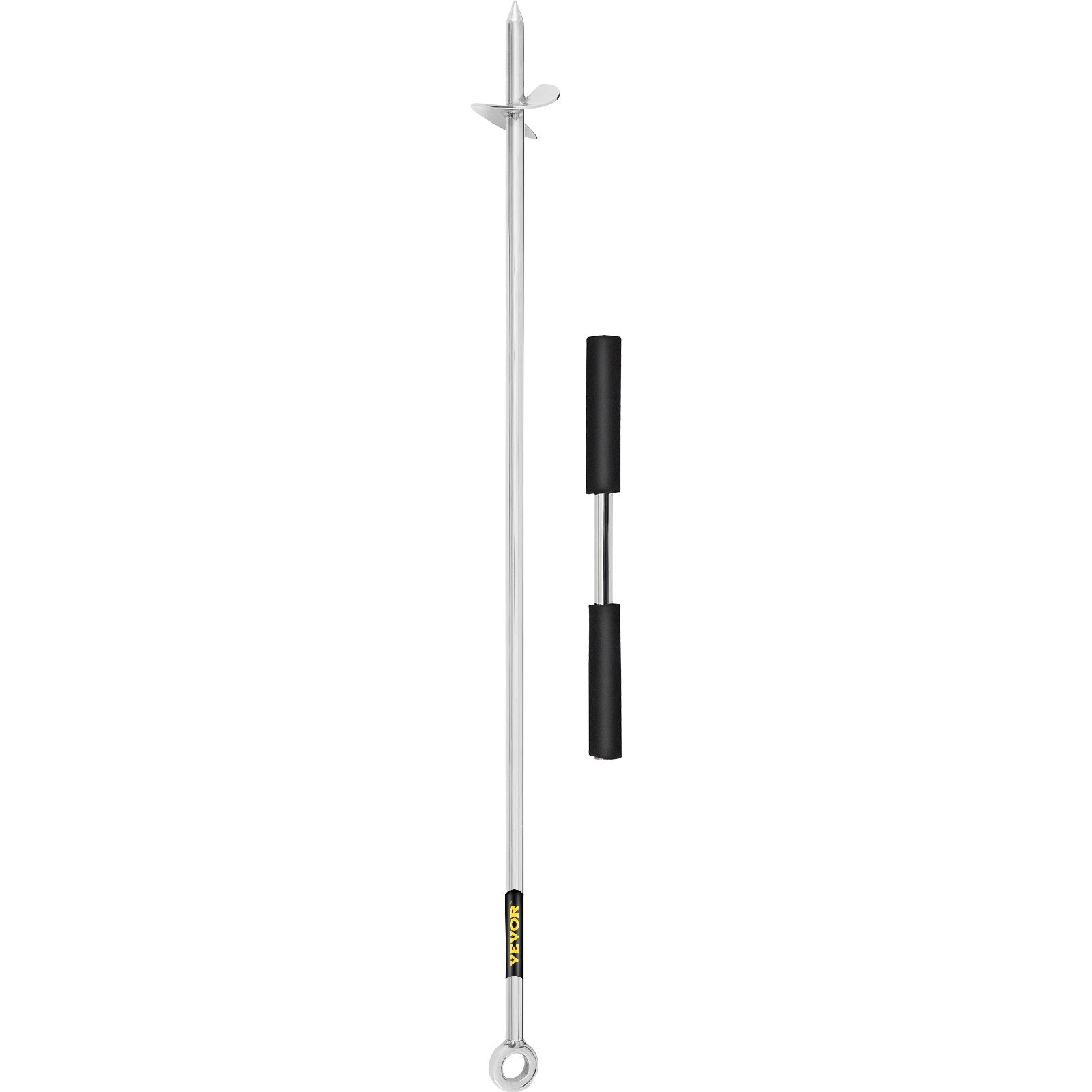 VEVOR Sand Anchor, 36" Length Auger to the Beach and Sandbar, 316 Stainless Steel Screw Anchor w/ Removable Handle, Bungee Line & Carry Bag, for Jet Ski PWC Pontoon Kayak 