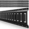 VEVOR E-Track Tie-Down Rails, 4 Pack, 7.7 ft E Track Rails Secures Cargo & Heavy Loads Up to 2,000 lbs, Trailer Tie-Down System Suitable for Garages, Vans, Motorcycle Tie Downs, ATV Mountings