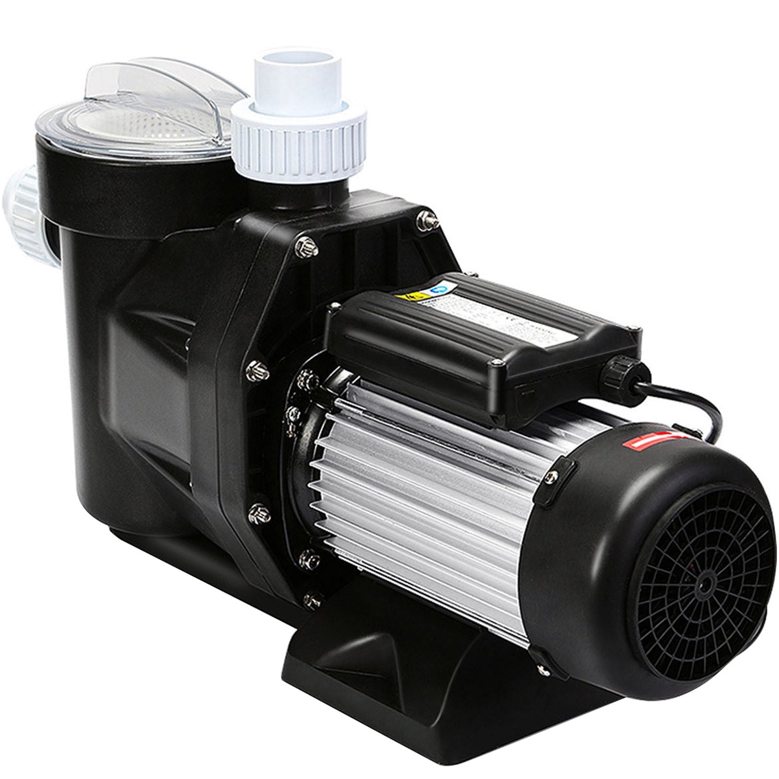 VEVOR Swimming Pool Filter Pump 2.5HP, Inground Swimming Pool Pump 1850W, Swimming Pool Pump 148GPM, Single Speed Filter for Spa Water Circulation Above Ground Apply Swimming Pool, Bathtub 