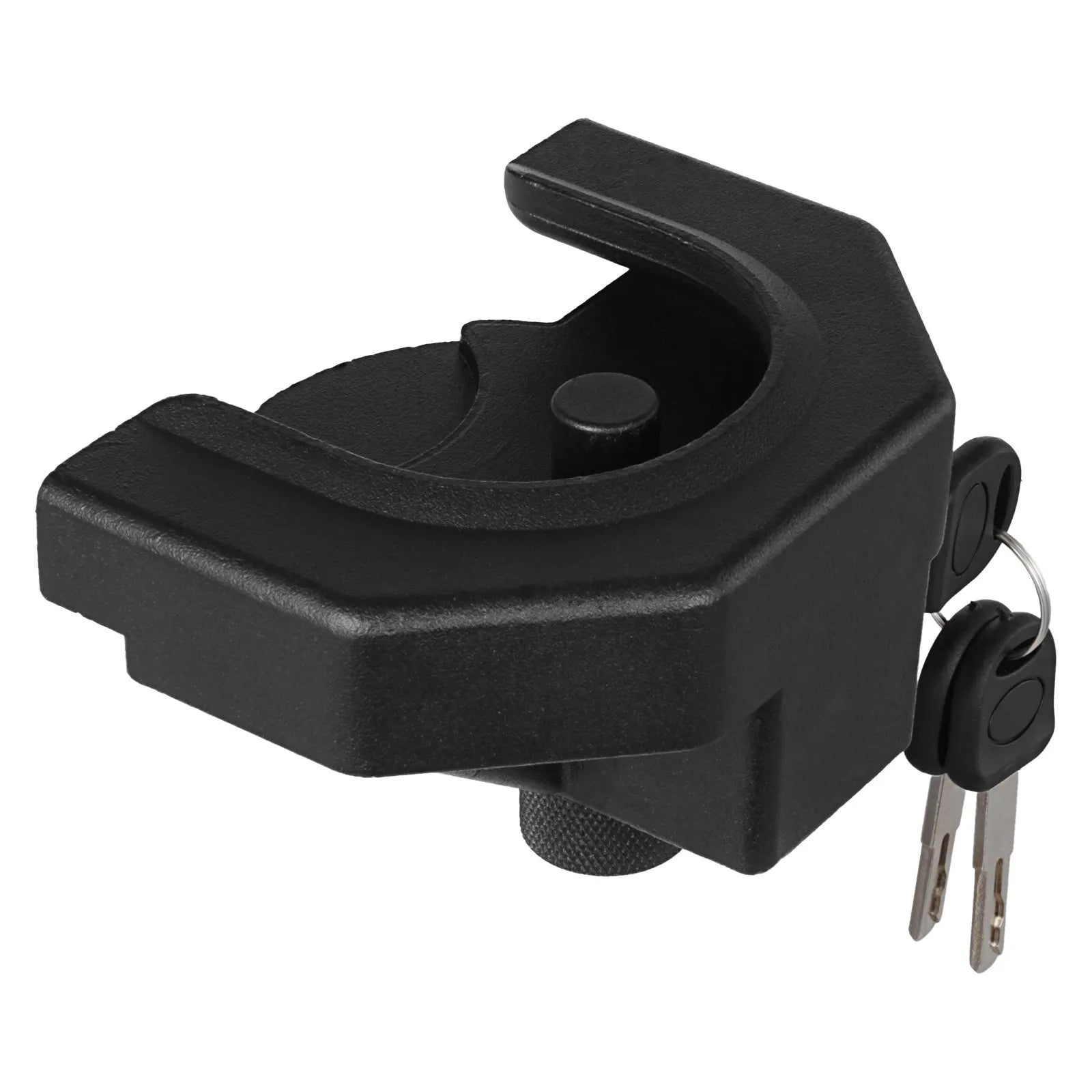 VEVOR Trailer Hitch Lock Kit, Compatible with 2-5/16 in Couplers, Heavy-Duty Anti-Theft Trailer Ball Lock with 3 Keys & Padlock, Prying-Resistant & Impact-Resistant, Fits for RVs, Boats, Trailers 