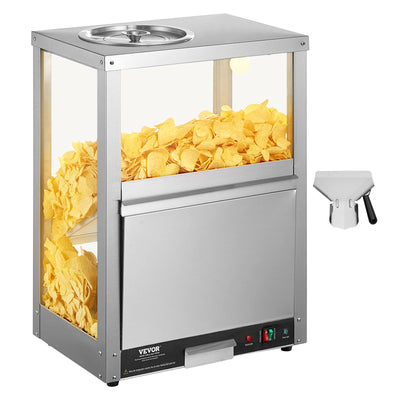 VEVOR Nacho Chip Warmer 84.5QT/80L for Nacho Chips Popcorn Peanut Potato Chips 