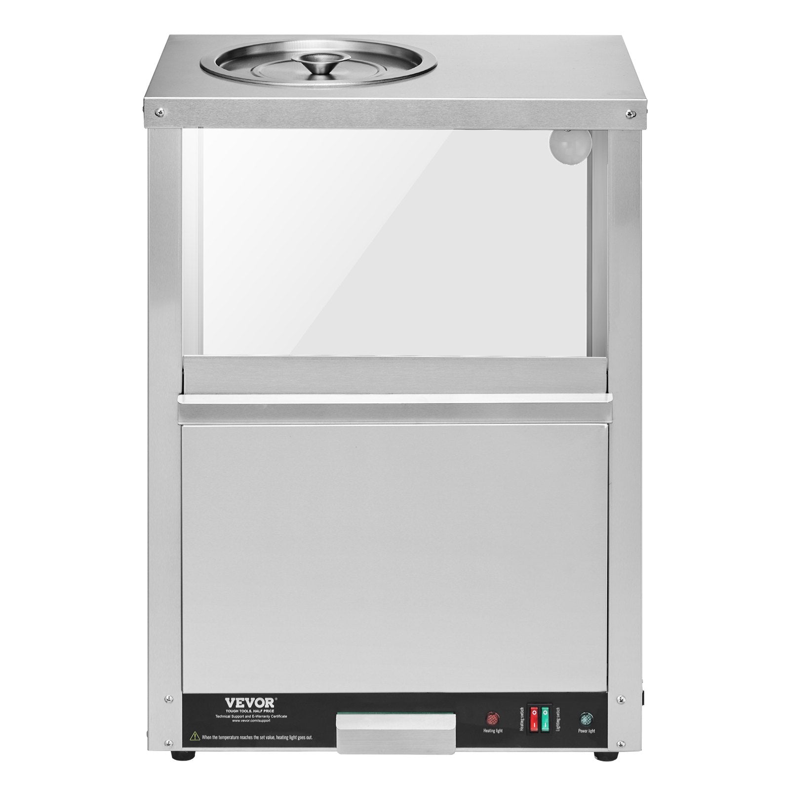 VEVOR Nacho Chip Warmer 84.5QT/80L for Nacho Chips Popcorn Peanut Potato Chips 