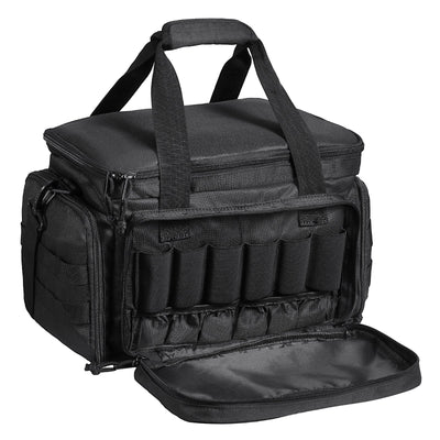 VEVOR Soft Pistol Case for 4 Pistols Handgun Bag Outdoor Hunting Shooting Black 