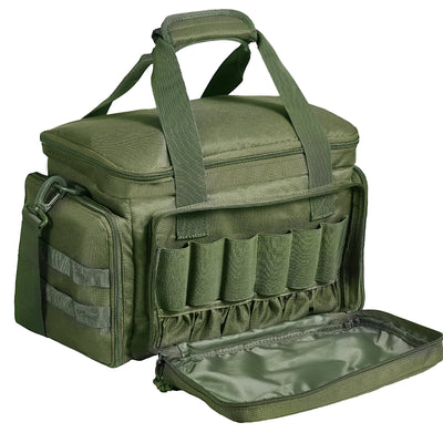 VEVOR Soft Pistol Case for 4 Pistols Handgun Bag Outdoor Hunting Shooting Green 