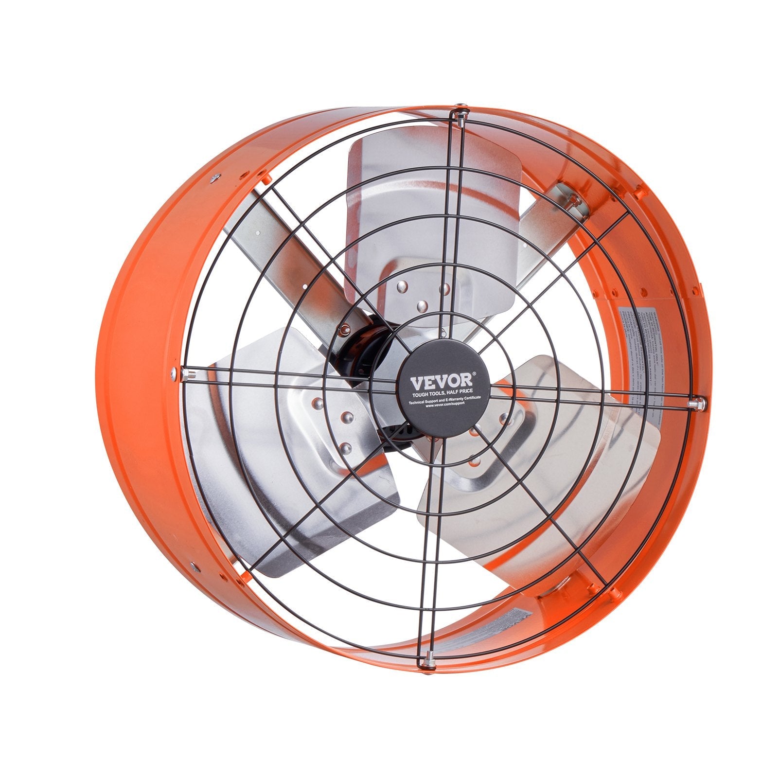 VEVOR 15" Gable Mount Fan 1650 CFM Attic Exhaust Fan with Adjustable Thermostat 