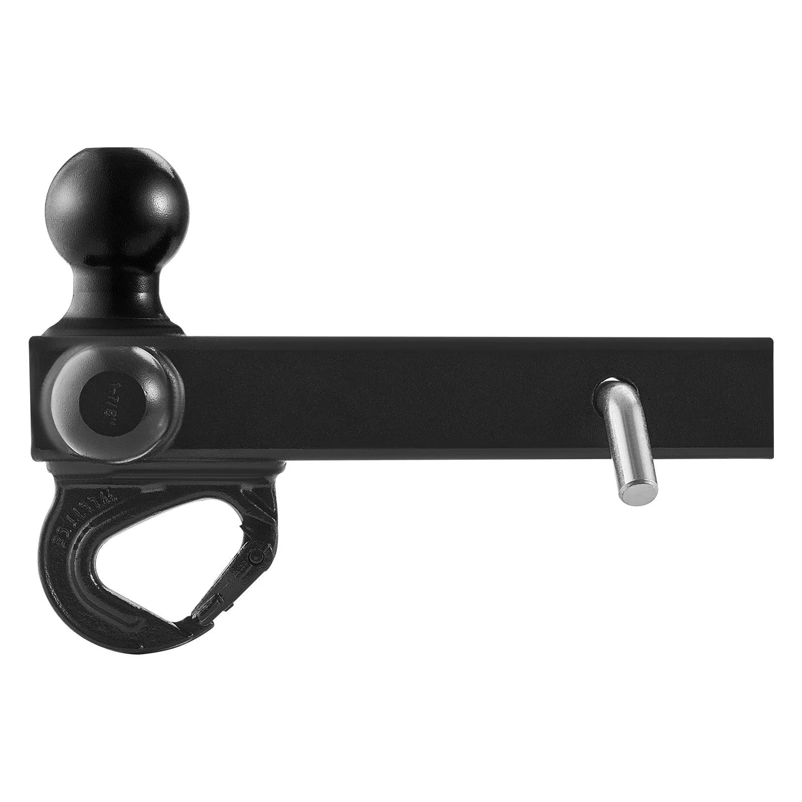 VEVOR Trailer Hitch 2" Receiver 1-7/8" & 2" & 2-5/16" Tri-Ball Hitch with Hook