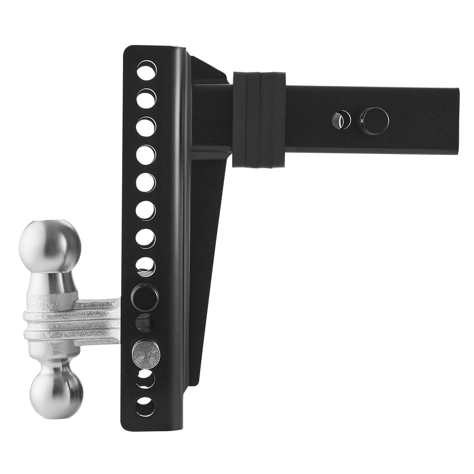 VEVOR Adjustable Trailer Hitch 2.5" Receiver 10" Drop Tri-Ball Hitch 22000 lbs