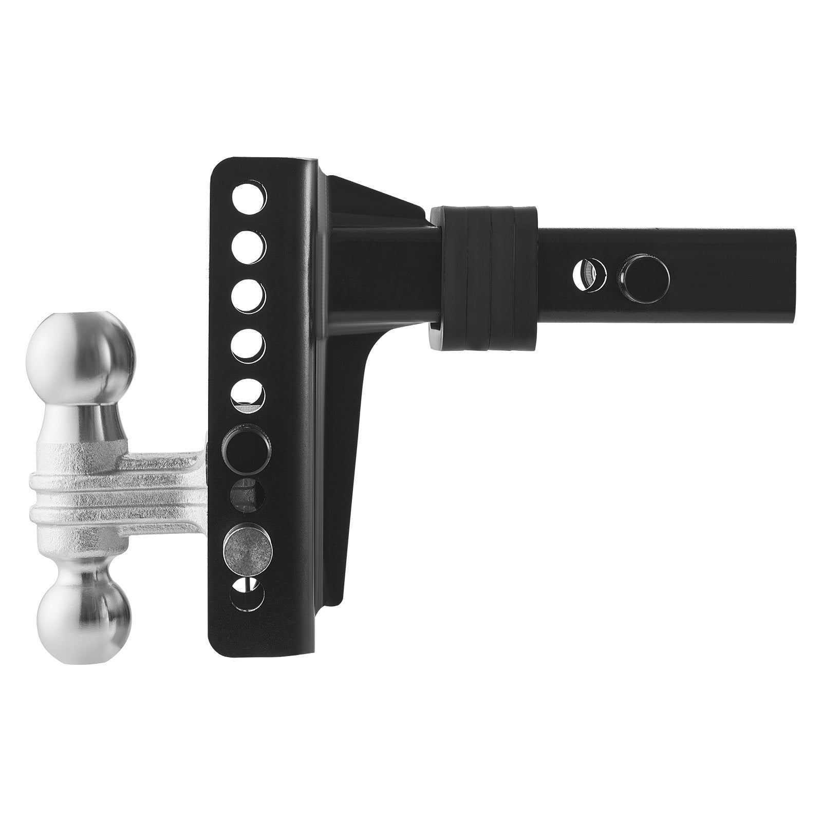 VEVOR Adjustable Trailer Hitch 2" Receiver 6" Drop Tri-Ball Hitch 21500 lbs 