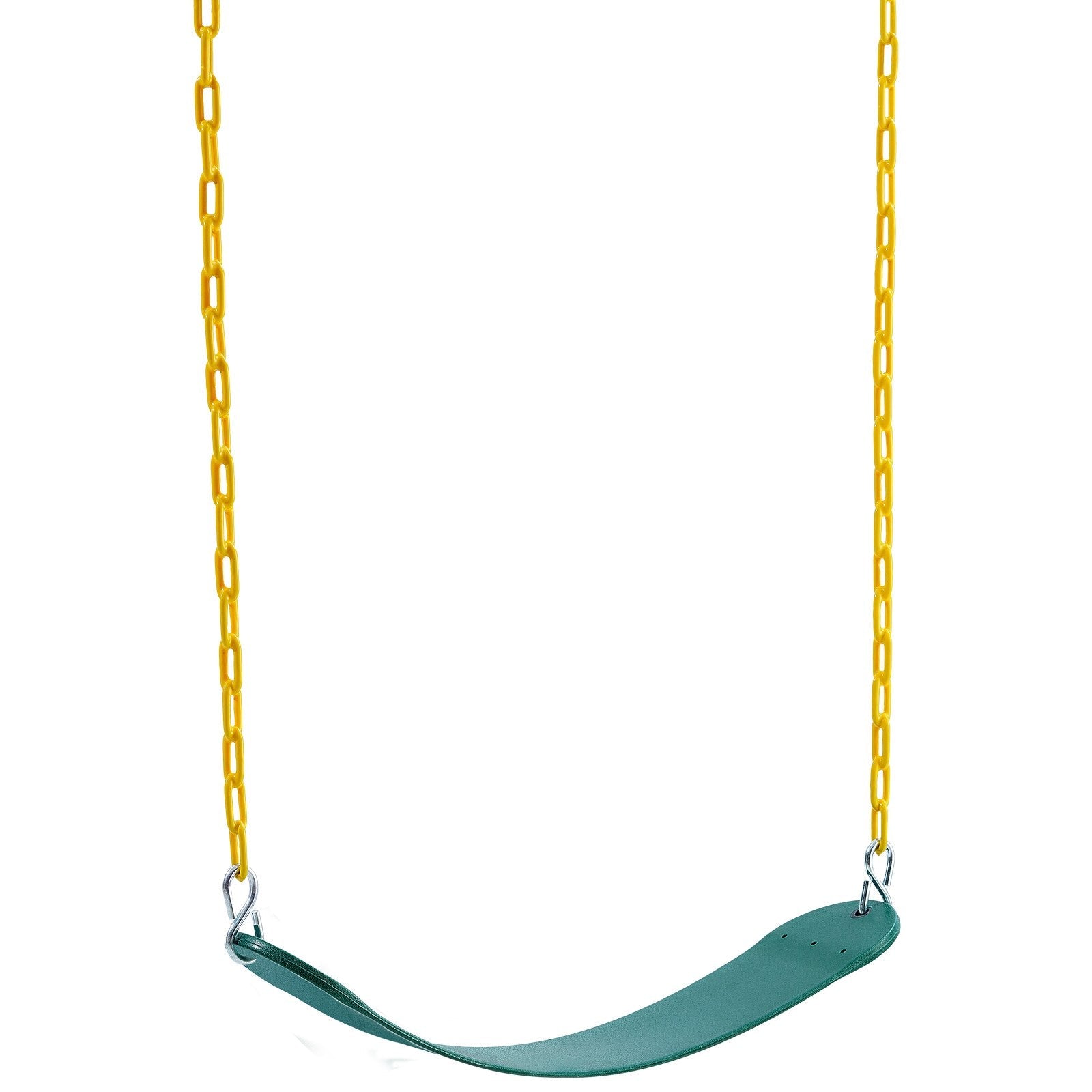 VEVOR 2-Pack Swing Seats Swings Replacement for Outdoor Swing Set 66 Inch Chain 